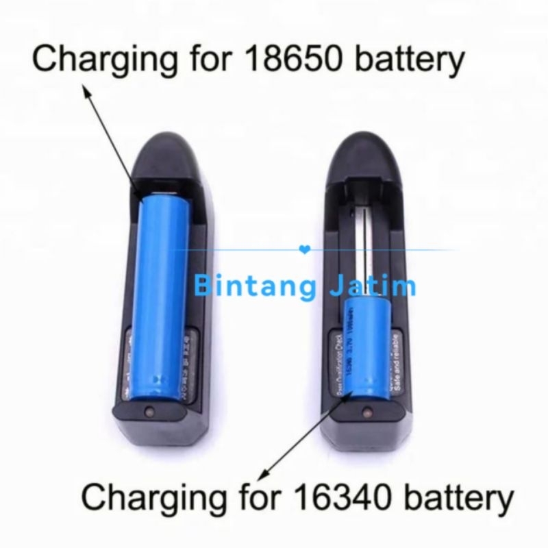 Charger Baterai Universal 1 Slot Dan 2 Slot Semua Jenis Baterai Lithium