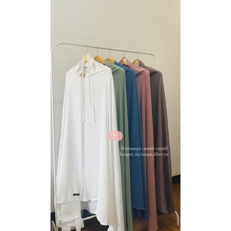 Hazza by Farha Mukena Izza Crinkle Airflow premium