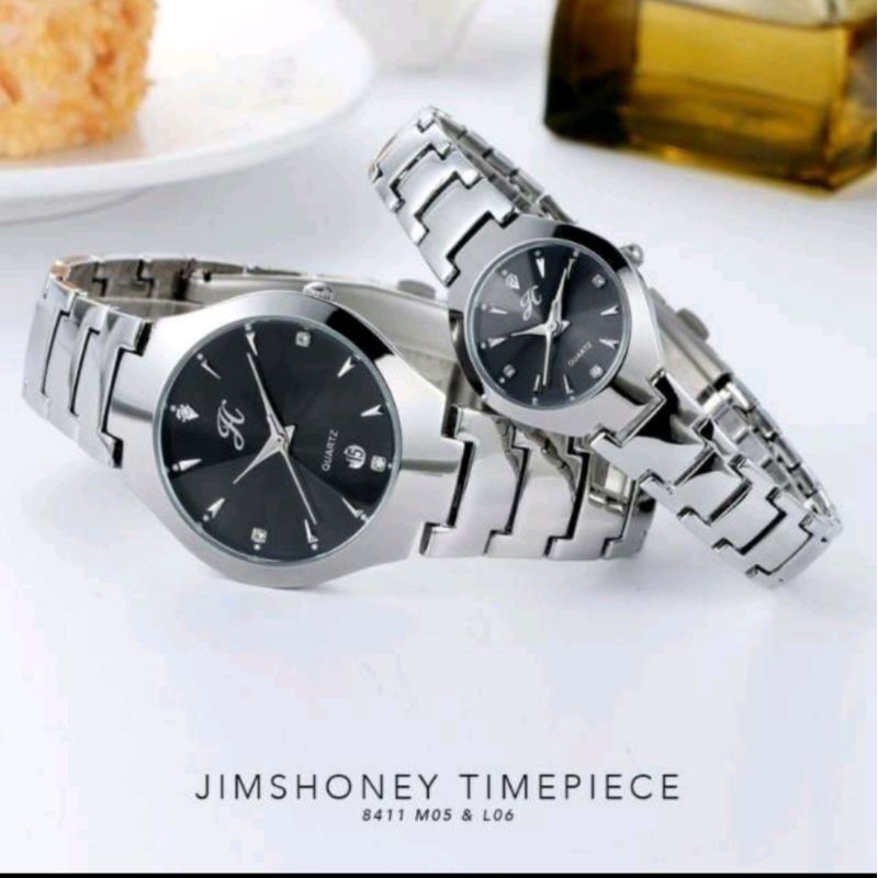 ANISASHAFA.OLSHOP JAM TANGAN COUPLE JIMS HONEY JT 8411