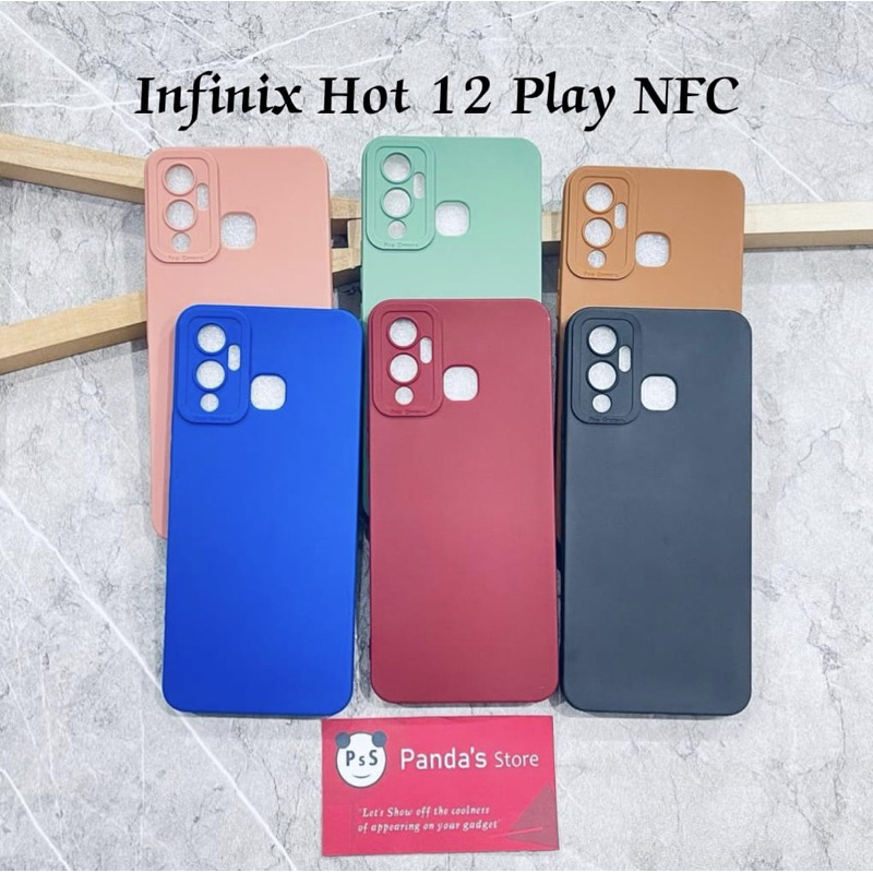 Softcase Pro Camera Infinix Hot 12 Play NFC Candy Case Full Color 3D Silikon TPU