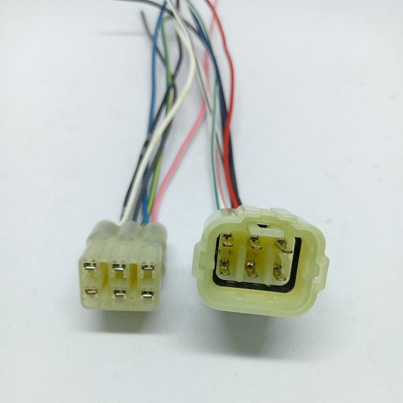 Soket DLC Kawasaki Pin  6Male Female soket DLC reset DLC SHORT