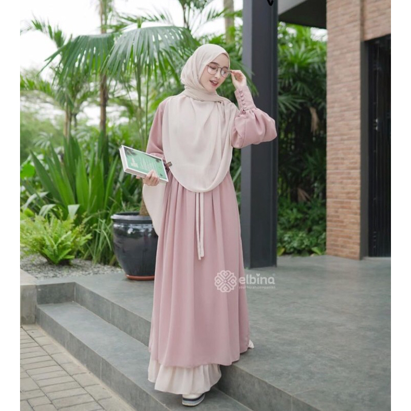 REMBULAN DRESS BY ELBINA HIJAB || DRESS ONLY