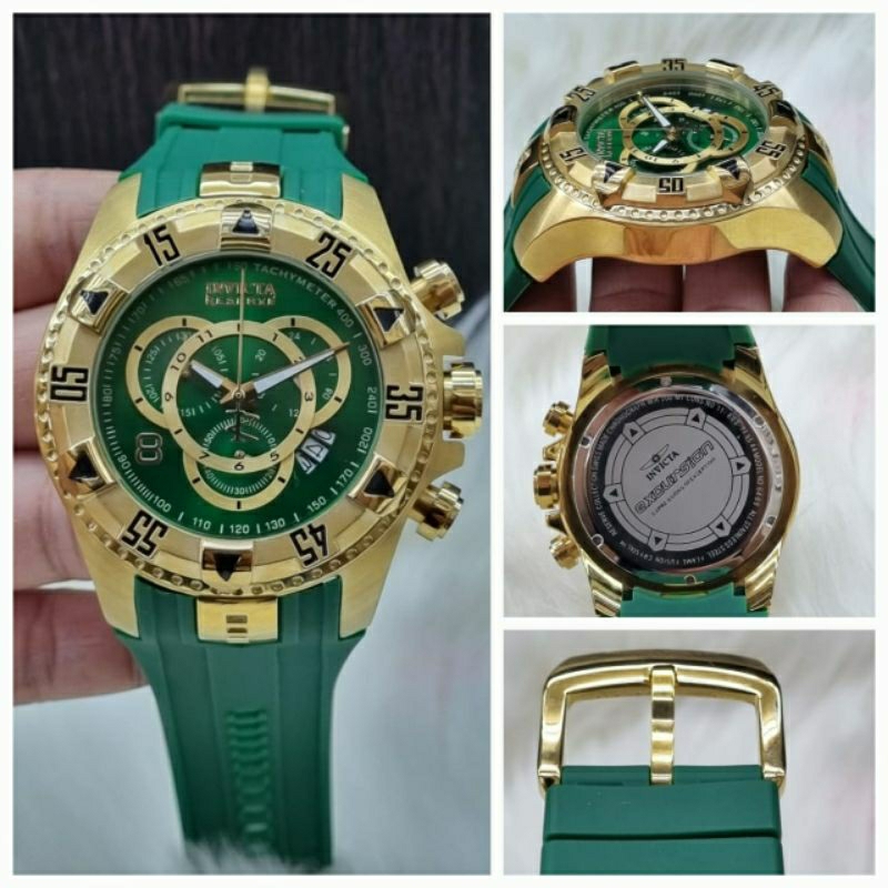 Jam tangan Chronograph INVICTA Excursion Rubber Stainless steel