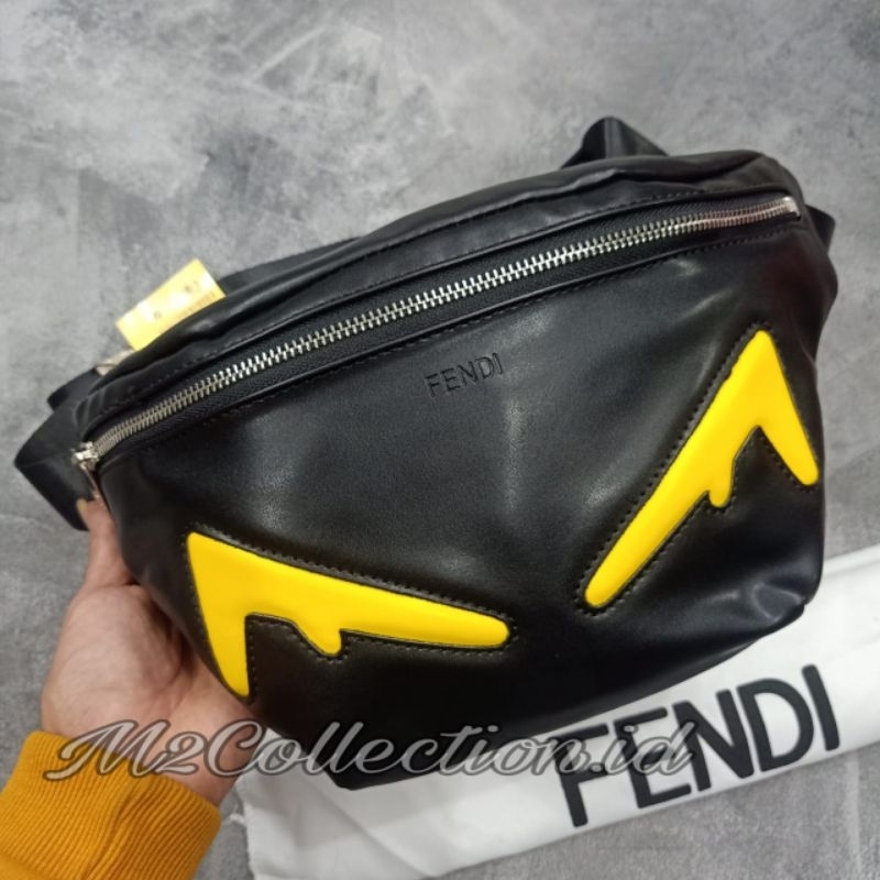 WAISTBAG FENDI Diabolic Eyes Belt Bag Tas Pinggang Premium Impor