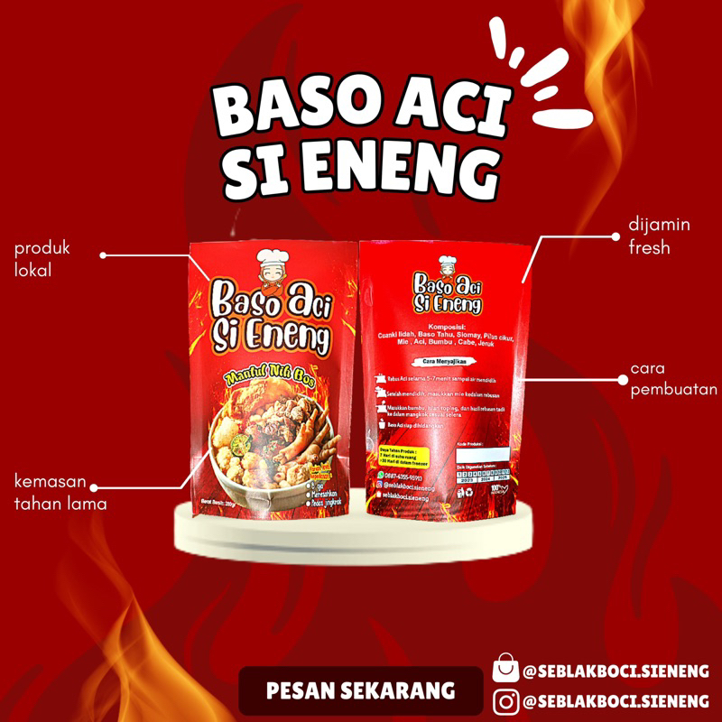 

Baso aci SiEneng | Boci khas bandung | Boci Termurah