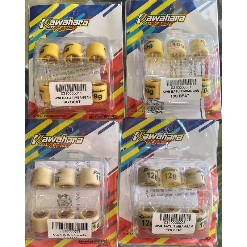 [BISA ECER] Roller Kawahara Beat karbu scoopy karbu spacy 9 10 11 12 gram racing balap