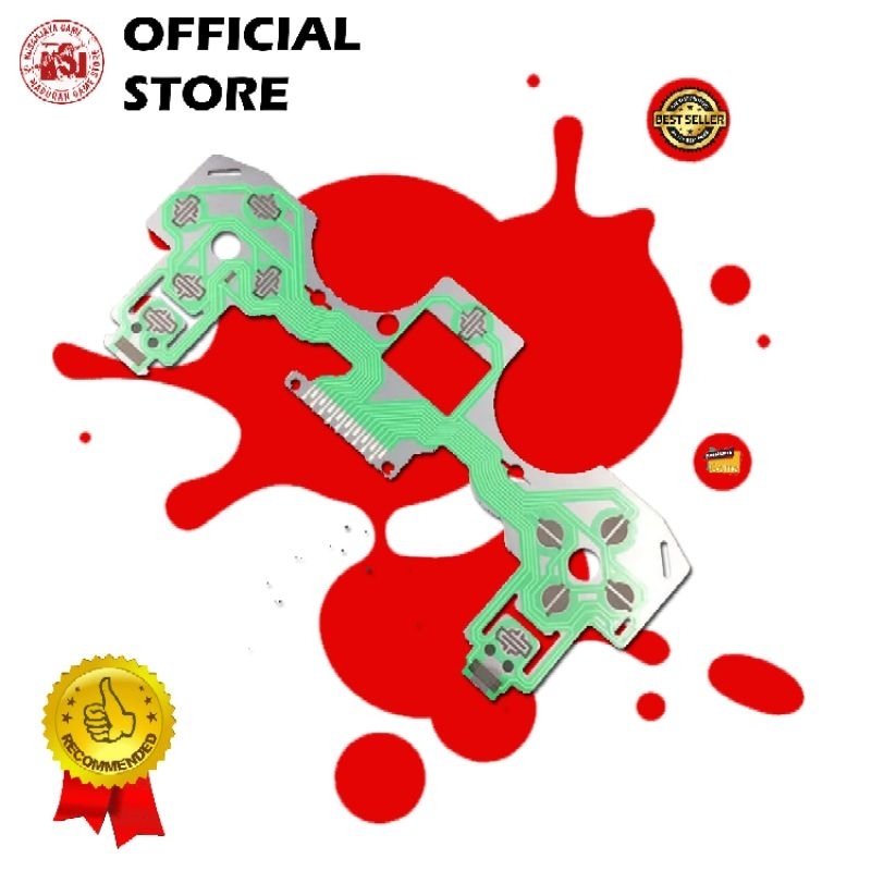 PCB DS4 MIKA stik ps4 Original old model light bar