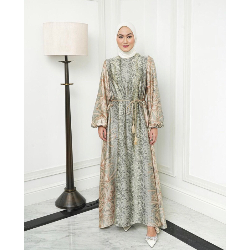 [FREEBOOKED] Meutia dress Geulis Geulis.id Candramaya series