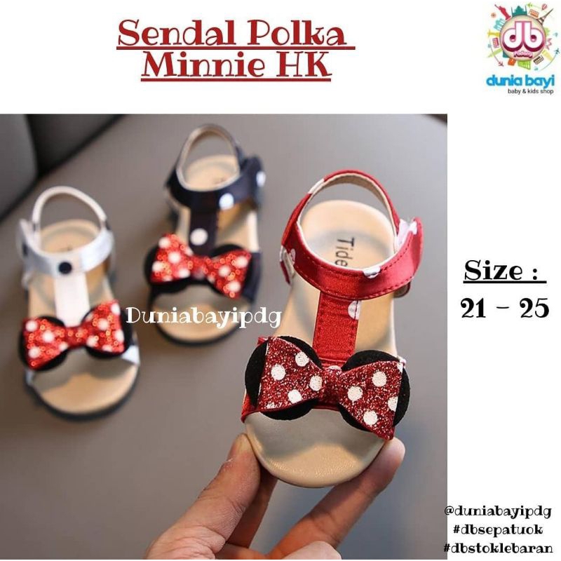 Sendal Polka Minnie HK(BRINEY)