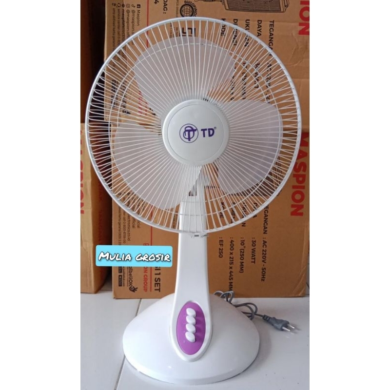 Desk Fan Td 12 inch 2in1 Bisa Meja dan Bisa Tembok Kipas Angin Meja TD 12inc Kipas Meja Td 12inch