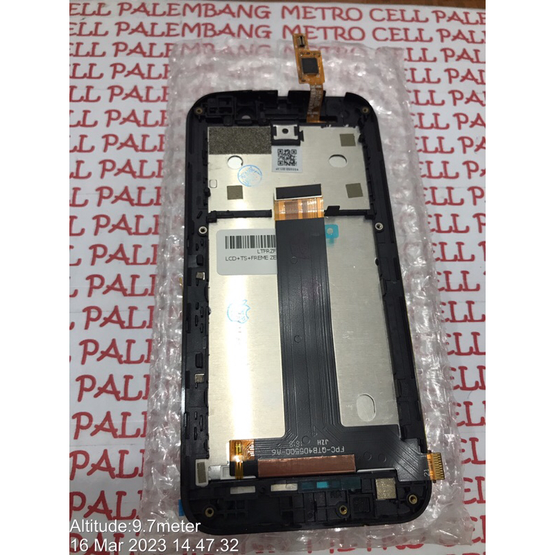 LCD+TS FRAME ZENFONE XO14D BLACK