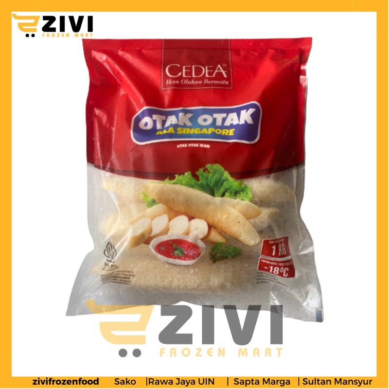 

Cedea Otak Otak Singapore 1 kg / isi 10 / frozen food / cedea
