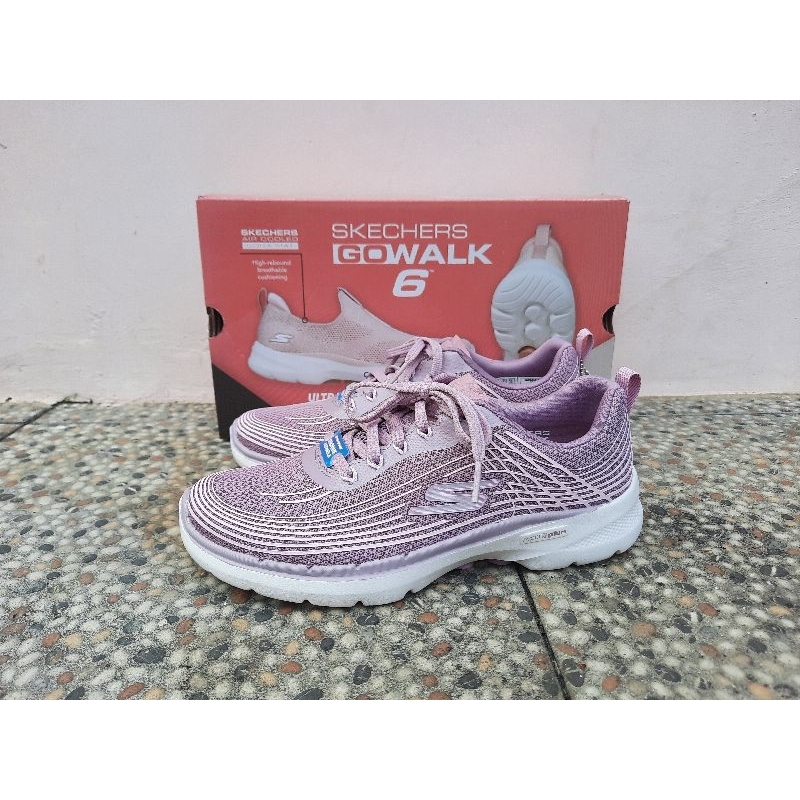 Skechers Go Walk 6 Stunning Glow 124554MVE dijamin ori