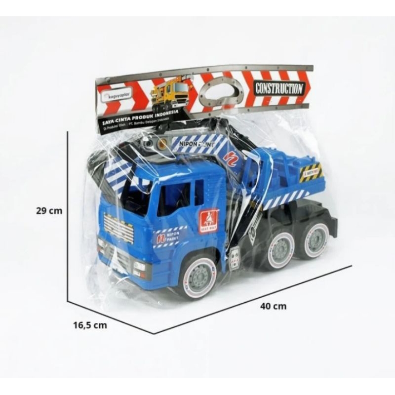 KGP 8090 Mainan Mobil Konstruksi Excavator Truck / Mobil Truk Beko Jumbo