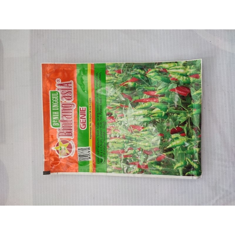 bibit benih cabe rawit setan unggul BINTANG ASIA GENIE super bagus