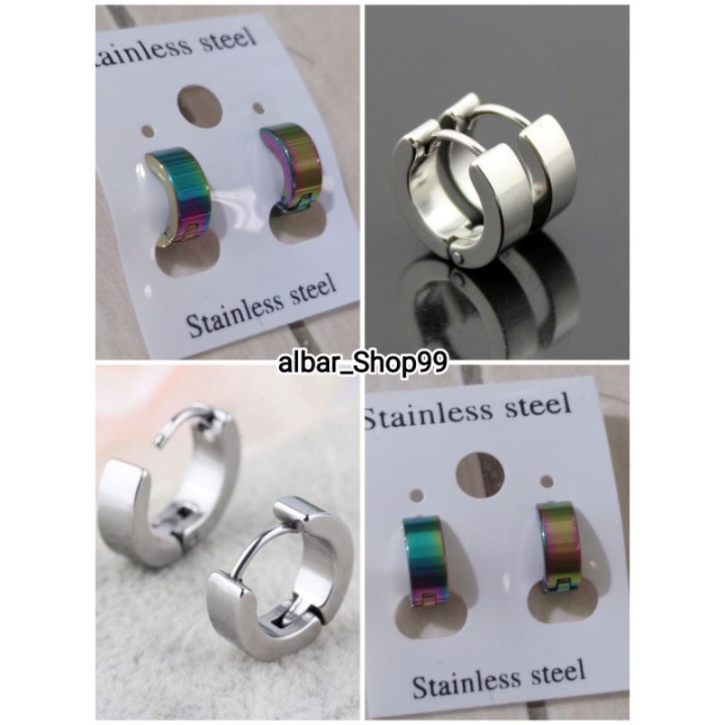 Anting Tindik Pria Stainless Stell Accessories pria