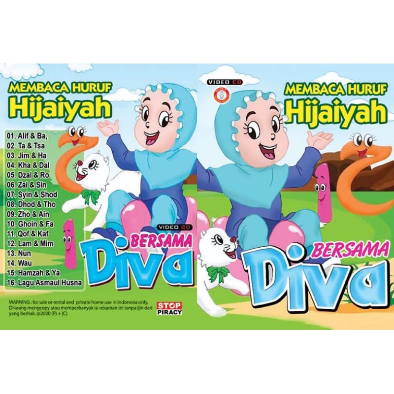 VCD MEMBACA HURUF HIJAIYAH BERSAMA DIVA