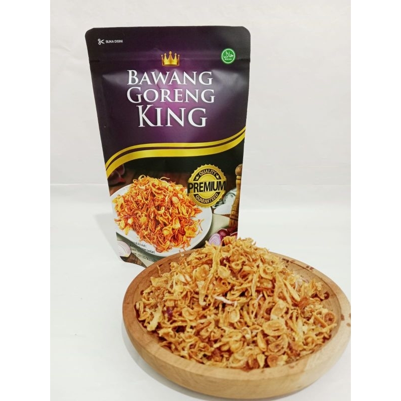 

Bawang Goreng King 100gr//Rasa Sapi Panggang//Bawang Goreng Asli Renyah & Gurih