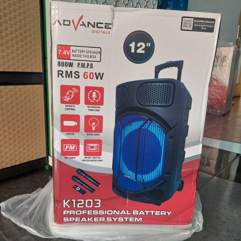 speaker advance K1203 12inchi K1206