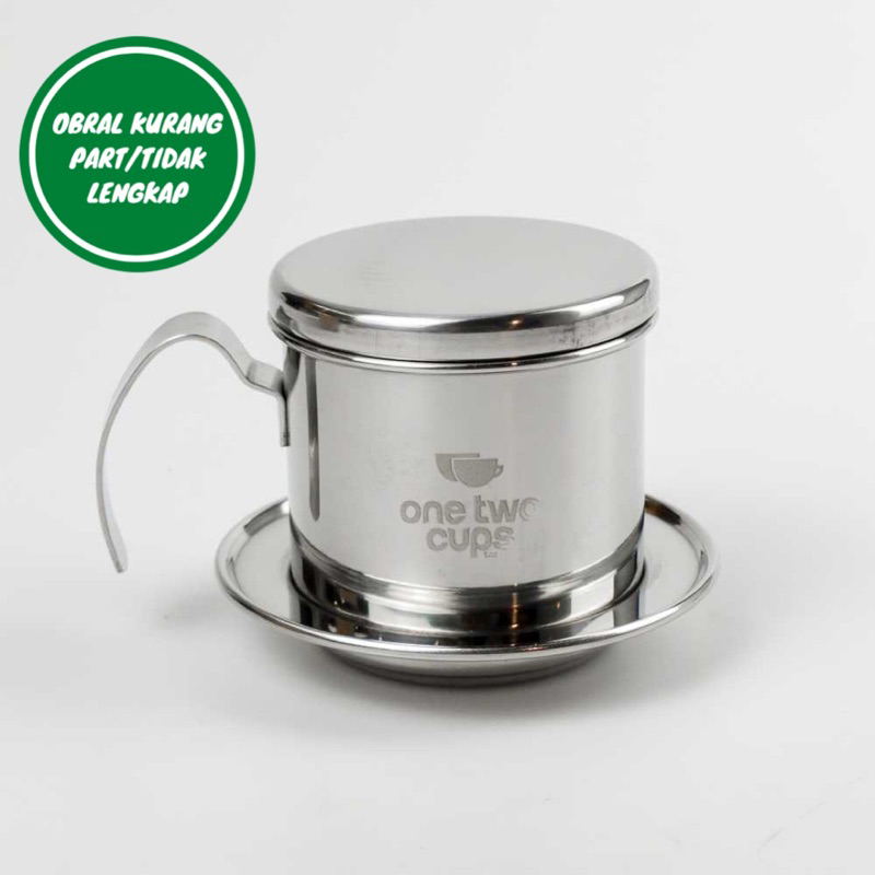 [OBRAL RIJEK] Filter Saring Kopi Vietnamese Coffee Pot Stainless - LC2