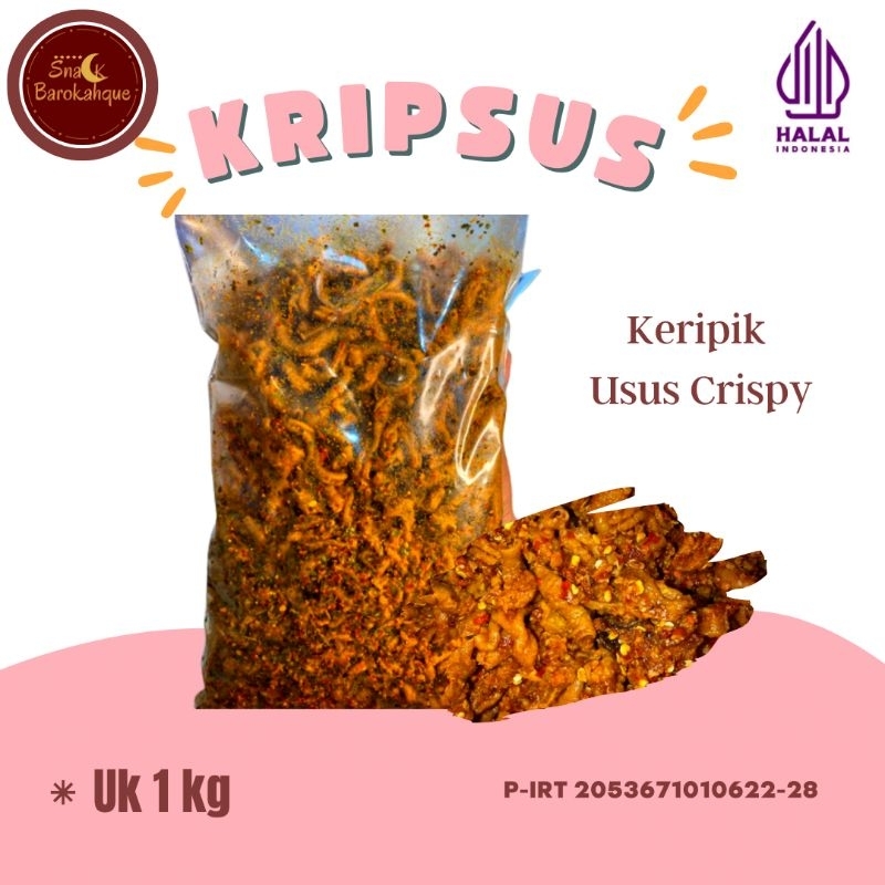 

Usus Crispy 1kg |Cemilan murah|Cemilan kekinian