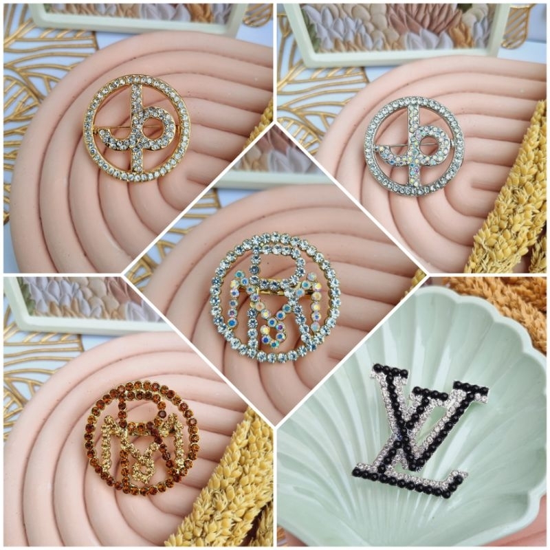 Bros hijab bros jilbab bros fashion bros baju Chanel Button kw motif lain slide ya