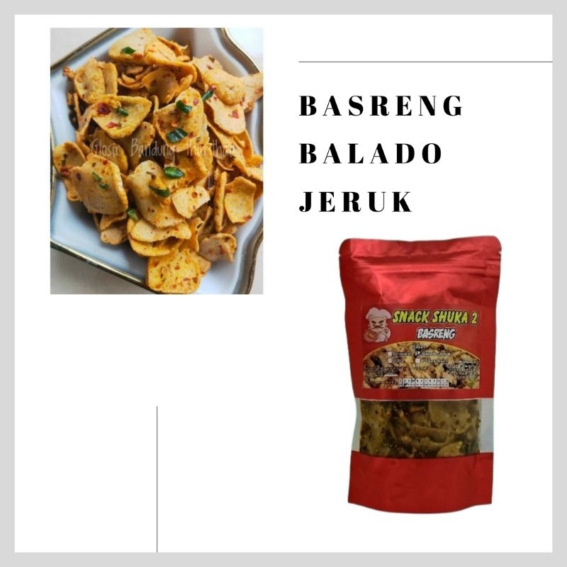 

Basreng pedas daun jeruk/Basreng original/Basreng asli ikan/cemilan Basreng