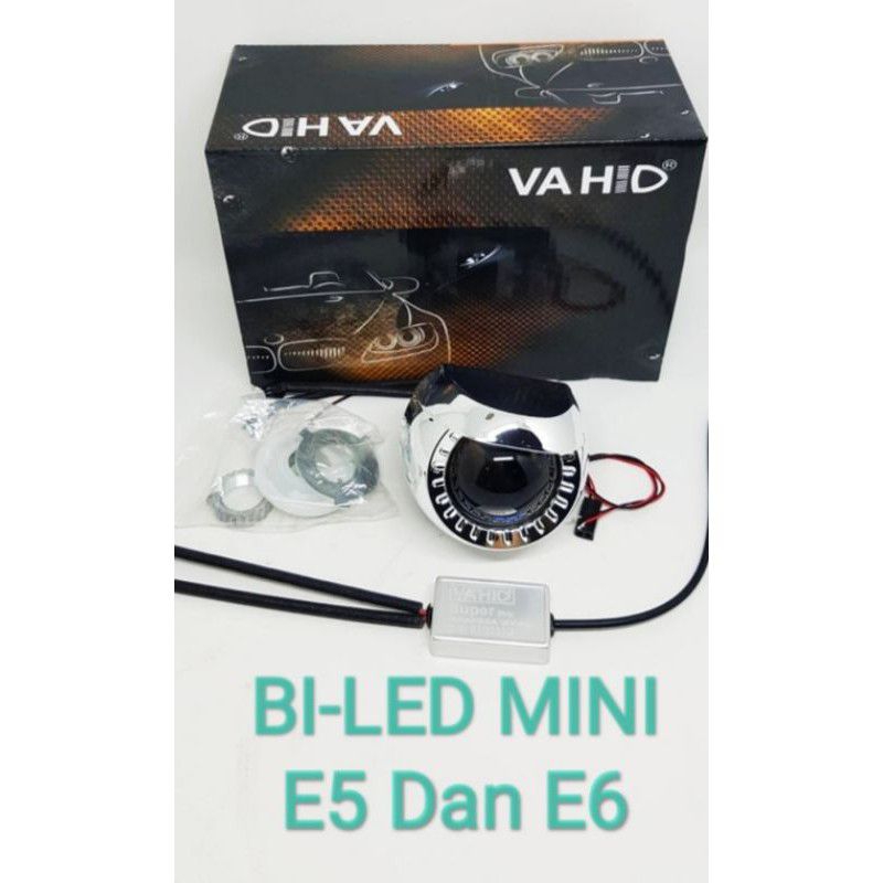 Biled mini projektor e5/e6 sniper 1,8&2 inci bluelens original vahid
