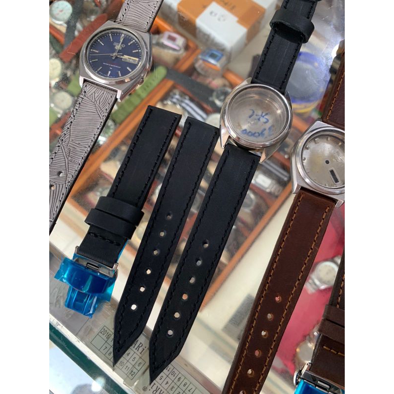 Strap tali jam tangan seiko size 19MM original kulit handmade