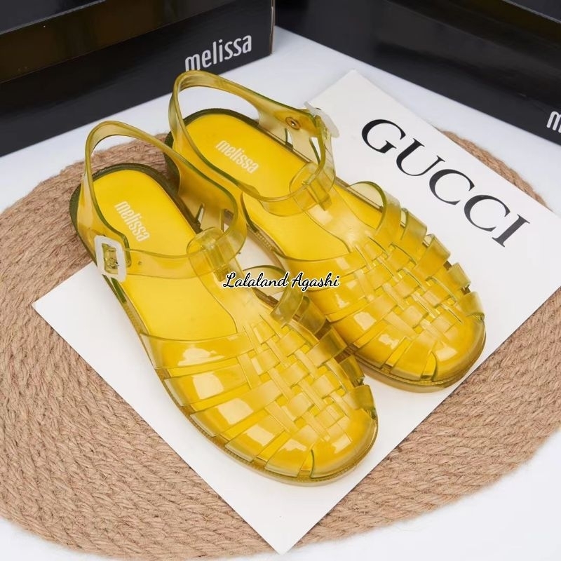 Sepatu sandal melissa possesion yellow jelly ad/sepatu jelly wanita/sandal jelly