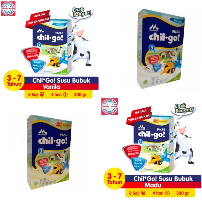 Chil Go Powder 3+ 300gram Usia 3 - 12 Tahun