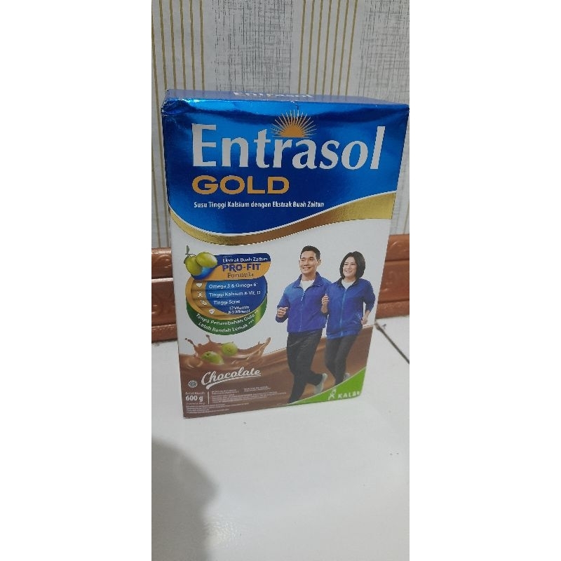 Entrasol Gold Susu Bubuk Nutrisi Dewasa Vanila 600 g