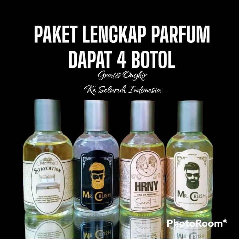 PROMO BELI 1 DAPAT 4 PCS PARFUM SCENTPLUS PARFUM VIRAL WANGI TAHAN LAMA 30 ML