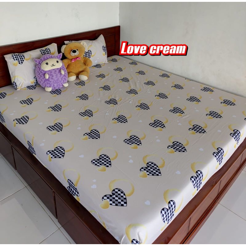 (RAK 06)sprei homemade motif bunga