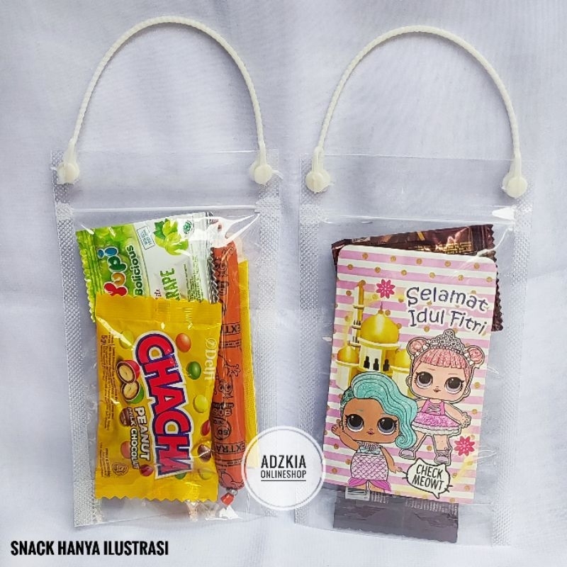 

POUCH SNACK LEBARAN / Tanpa Snack / Pouch Snack Lebaran Anak / Plastik Snack dan amplop Lebaran Anak / Kemasan Snack Lebaran dan amplop lebaran Viral / Pouch Lebaran Viral