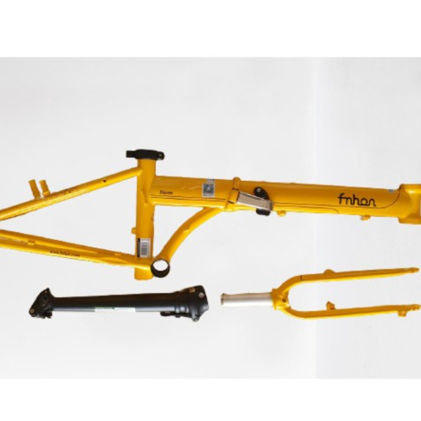 Frame Fork plus Handlepost Fnhon Storm V Brake 20 22 inch KUNING