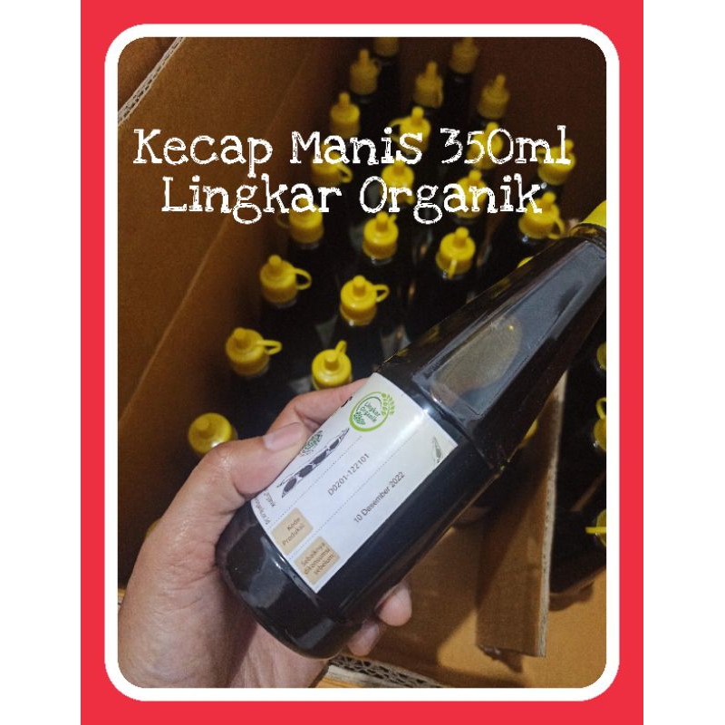 (350ml) Kecap Manis Lingkar Organik