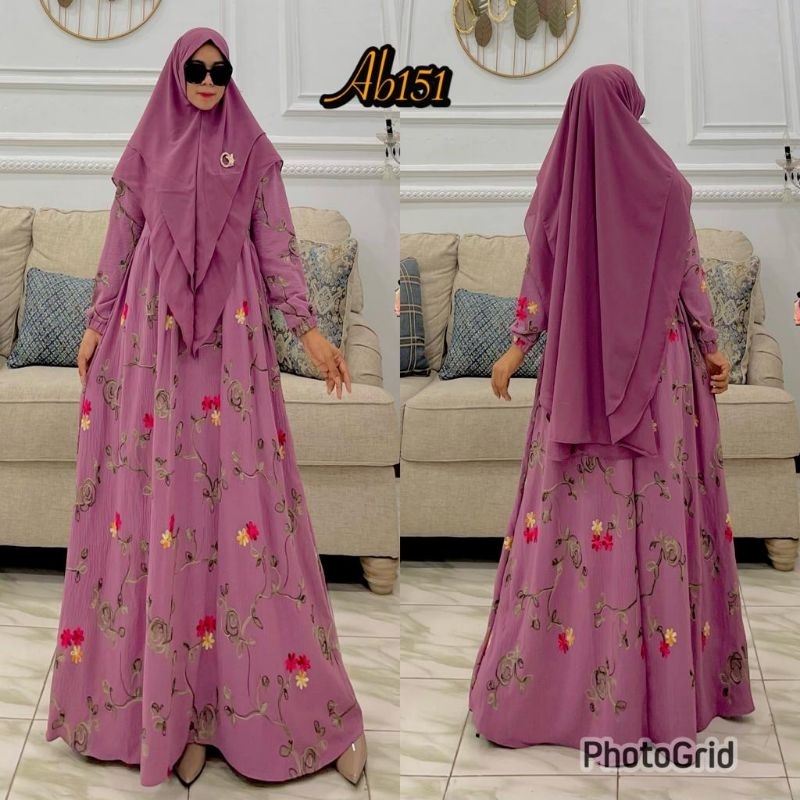 GAMIS SET HIJAB SYAR'I//GAMIS MOTIF SYAR'I//GAMIS SET HIJAB