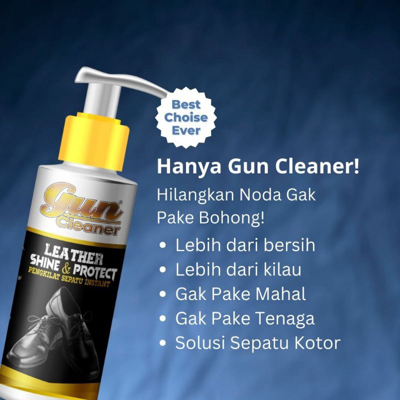 Pengkilat Sepatu Gun Cleaner Leather Shine And Protect