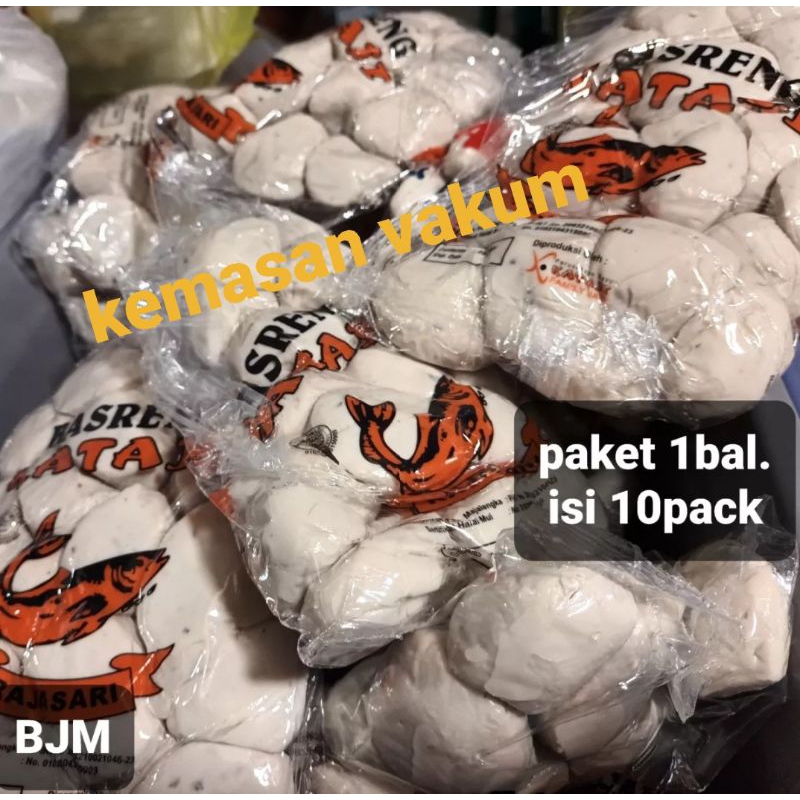 

paket kataji 1ball/10pack dikemas secara vakum / Baso goreng mentah kataji /.Baso kataji termurah / Baso goreng mentah kataji