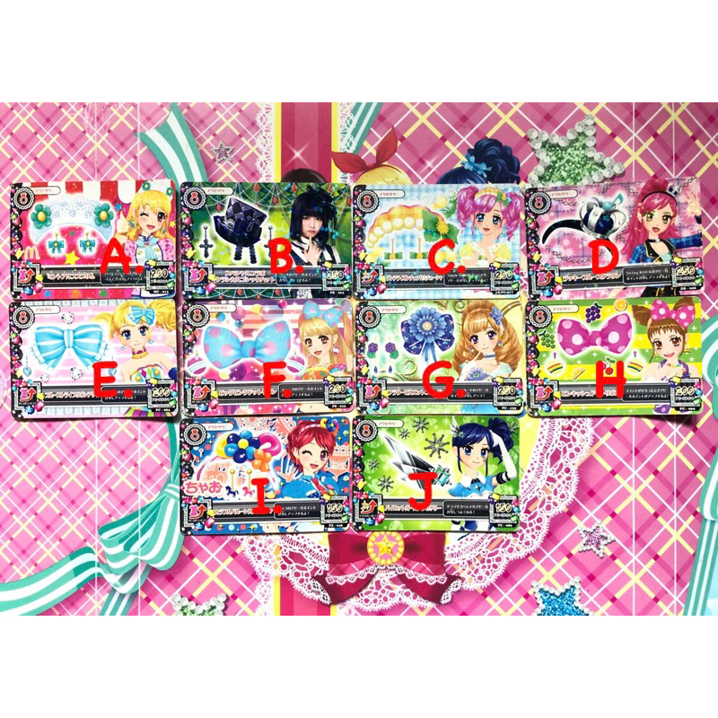 Kartu Aikatsu Accessories Jepang Badcondition Original Asli Japan Card Aksesoris acc Satuan Ichigo M