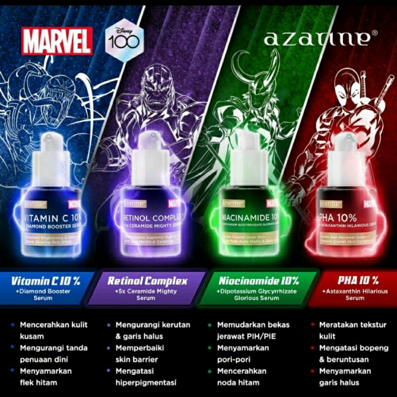 AZARINE X MARVEL Level Up Serum