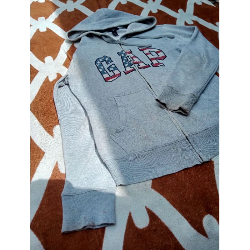 Hoodie Zipper GAP America Second
