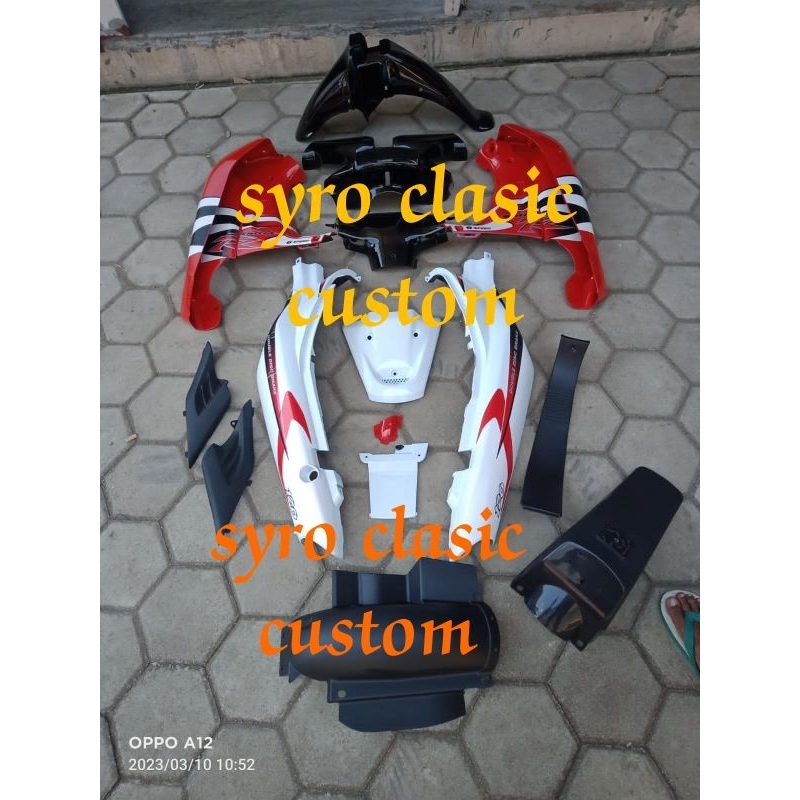 BODI  FULSET SATRIA 2STROUK LUMBA MERAH HITAM