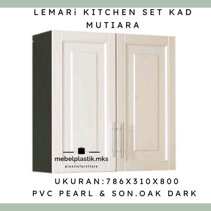Lemari Set Dapur Rak Dinding Kitchen Set Olympic KAD Mutiara