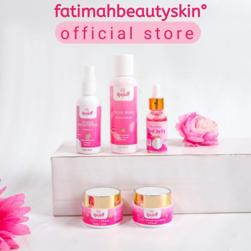 NR GLOW 1 PAKET DOUBLE GLOW + SERUM GLOWING RED JELLY PEMUTIH WAJAH BPOM