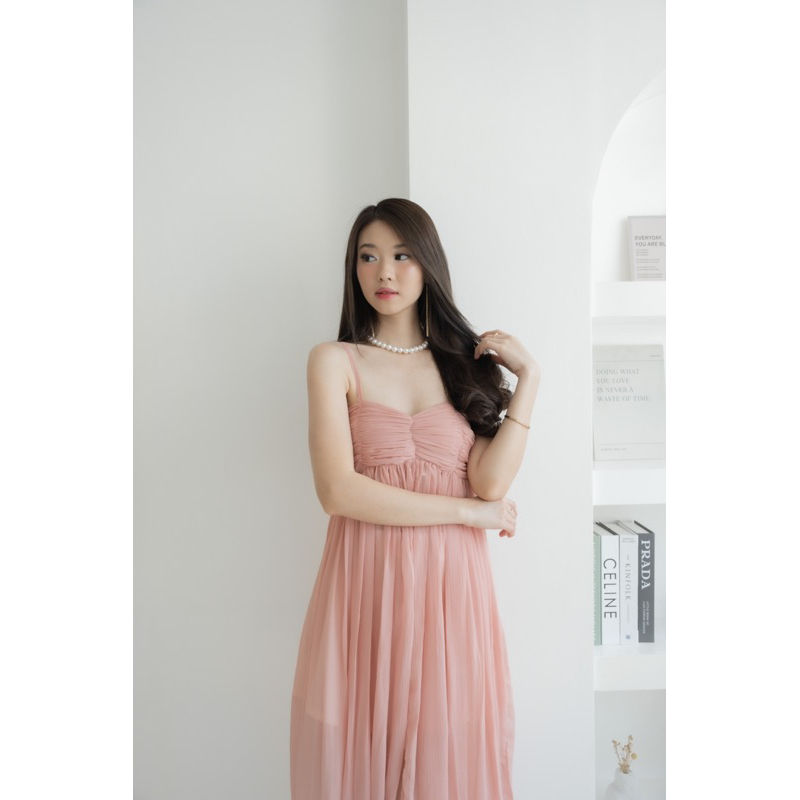 [ Keyclothingline ] Calista Set / Setelan Dress Wanita