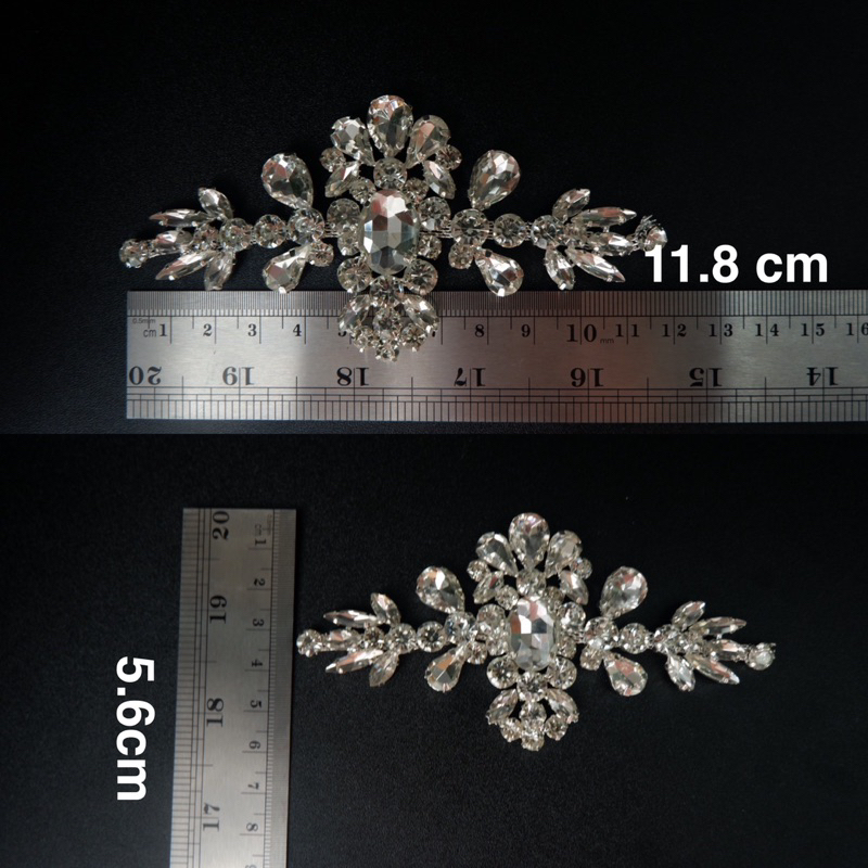 Haute57 Aksesoris Payet Rangkai Jahit Pk-014 [ Amerie Acc ] Motek Manik Kristal Untuk Baju Pesta