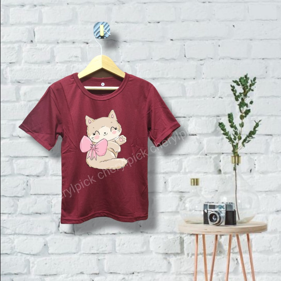 Cerylpick-Kaos anak perempuan usia 2-12 tahun