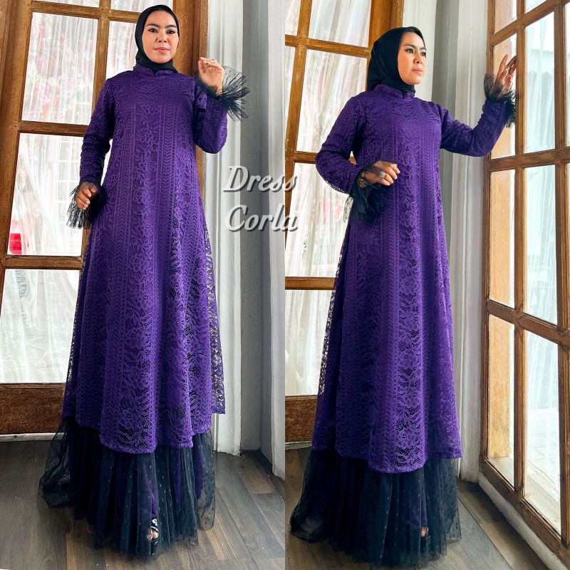 JUMBO LD 130CM//KEBAYA ORIGINAL//KEBAYA MODERN//GAMIS CORLA//BAJU PESTA BRUKAT//SERAGAMAN KELUARGA//BAJU WISUDA//BAJU LEBARAN//By MiraJaya//MDHBROTHER